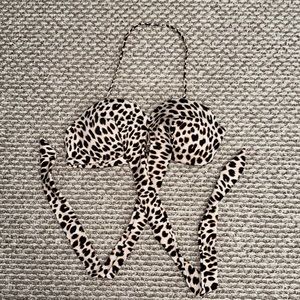 Pink Padded Bathing Suit Top